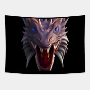 Fierce Roaring Dragon Tapestry