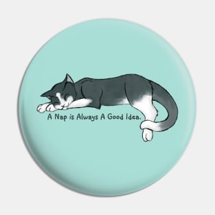 Napping Kitty Pin