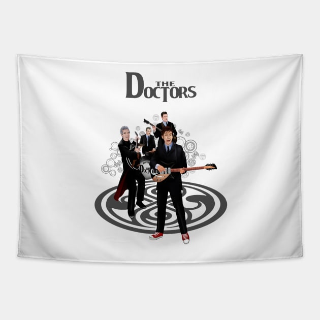 The Doctor Band Tapestry by Dezigner007