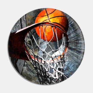 Basketball art print swoosh 116 - cool basketball artwork design Pin