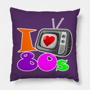 1980's Series I love the 80's (television) Pillow