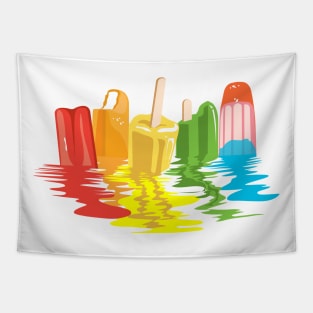 Rainbow Popsicles Tapestry