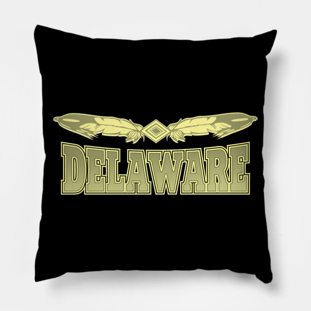 Delaware Tribe Pillow by MagicEyeOnly