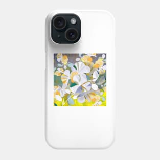 Stylized Pastel Floral Collage Phone Case