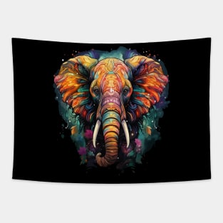 Elephant Rainbow Tapestry