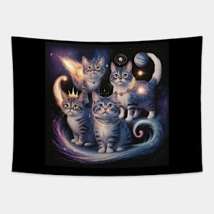 Celestial Cat Odyssey Tapestry