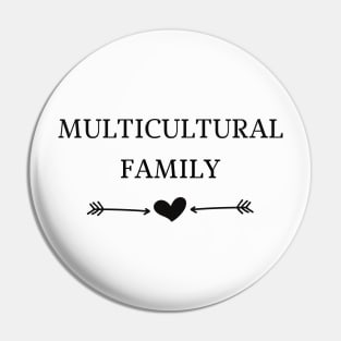 Multicultural Family Love Pin