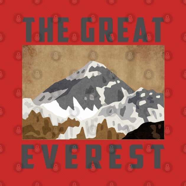 great everest t-shirt by adouniss