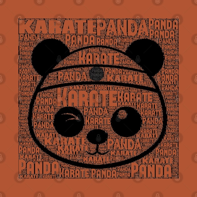 Karate Panda created out of type by Karate Panda