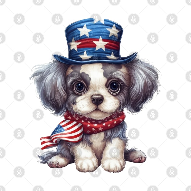 Patriot Farm Dog by Chromatic Fusion Studio