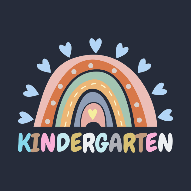 Kindergarten, First day of Kindergarten, First Day Of Preschool, Kindergarten Rainbow Back to School Gift by Hussar