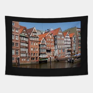 Nikolaifleet, half-timbered houses, Hamburg Tapestry