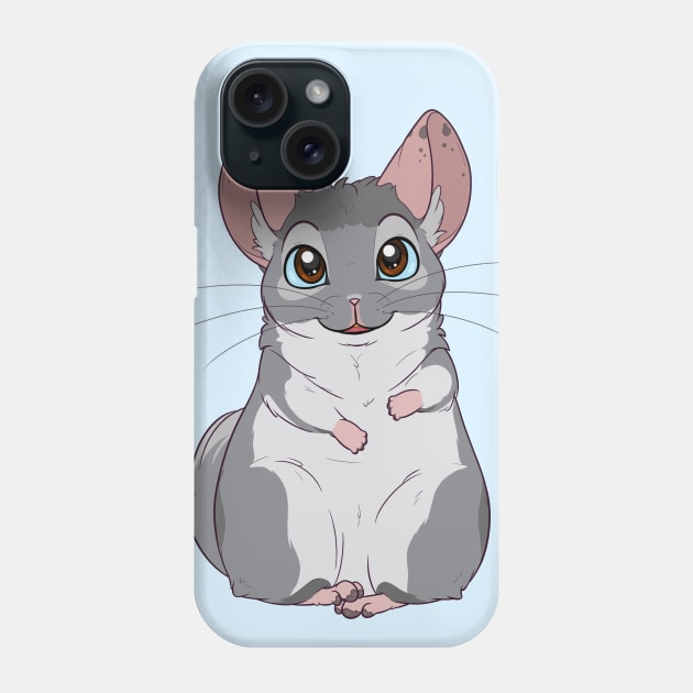 Happy chinchilla Phone Case by chezzepticon