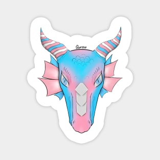 Trans Pride Dragon - 2018 Magnet