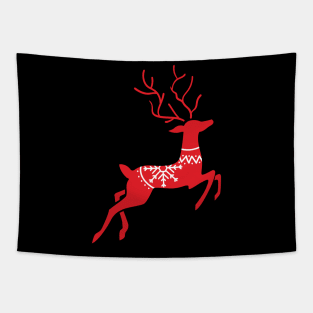 Scandinavian Reindeer Tapestry