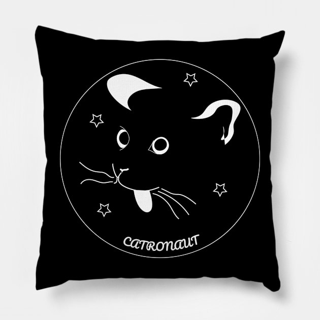 Catronaut Geschenk Maine Coon Perser Weltraum Pillow by Designs by L Fortunato