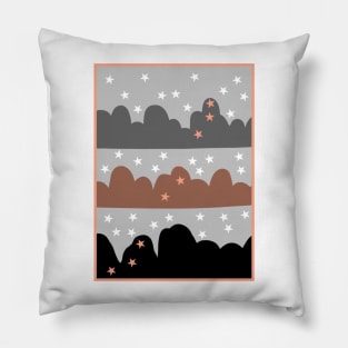 Night forest Pillow