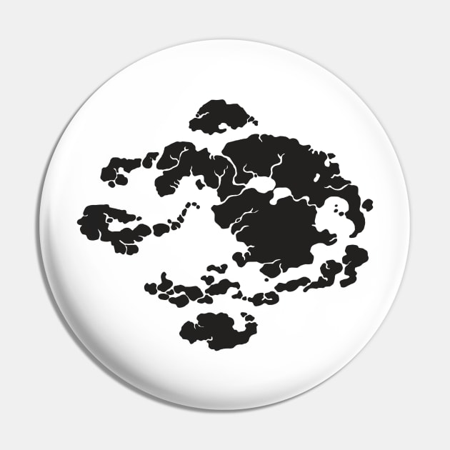 Avatar Map Black Pin by simplistictees