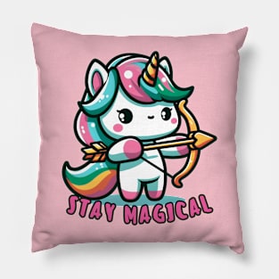 Hunting unicorn Pillow