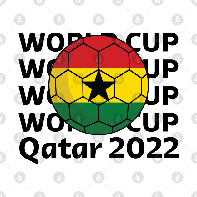 World Cup Qatar 2022  - Team Ghana by Inspirit Designs