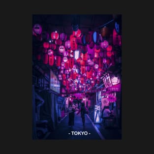 Tokyo Street Neon Synthwave T-Shirt