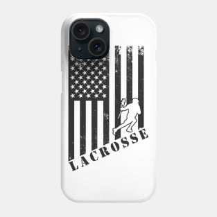 Lacrosse Usa American Flag Phone Case