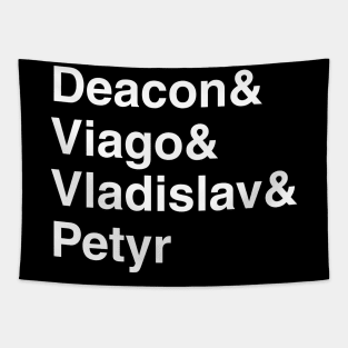 Deacon & Viago & Vladislav & Petyr - What We Do In The Shadows - White Tapestry