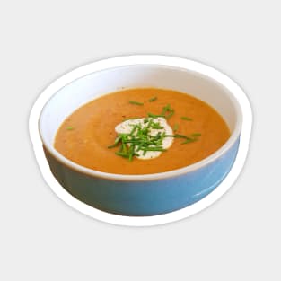 Food Pumpkin Soup Photo Magnet