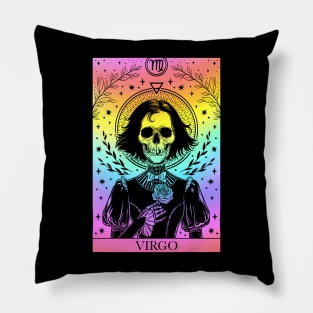 Zodiac sign tarot card Virgo Pillow