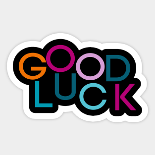 Good Luck Stickers Teepublic