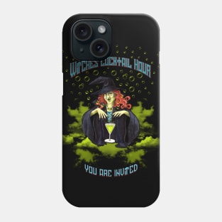 Witches Cocktail Hour - You are invited Phone Case