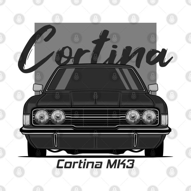 Front Black Cortina MK3 Classic by GoldenTuners