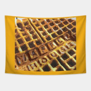 Waffle House Waffle Closeup Tapestry