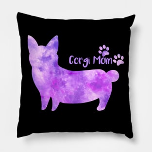 cute watercolour corgis  Watercolor cute puppy Pillow