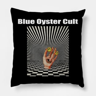 Illuminati Hand Of Blue Oyster Cult Pillow