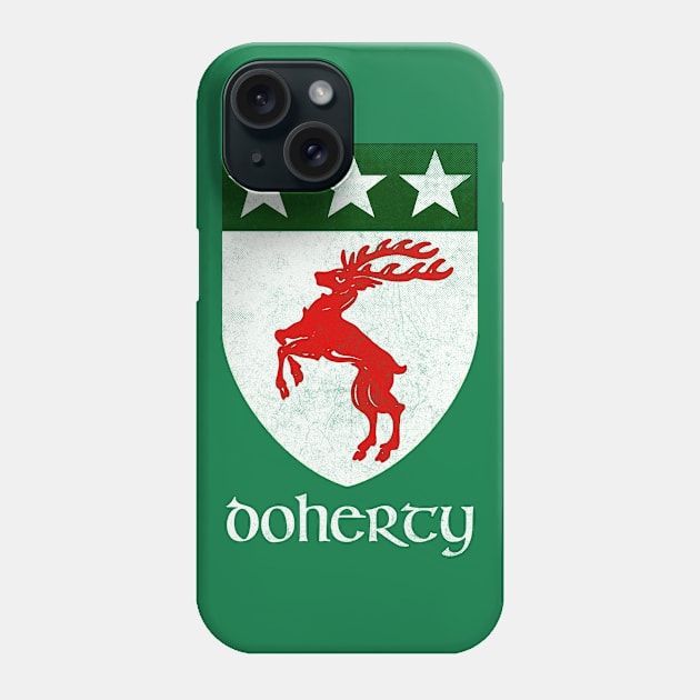 Doherty  / Vintage Style Crest Coat Of Arms Design Phone Case by feck!