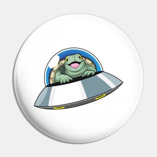 Turtle Spaceship Space Pin