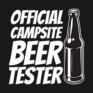 Camping - Official Campsite Beer Tester T-Shirt