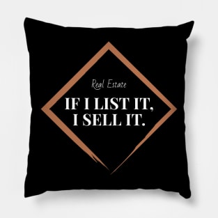 List It Sell It, Real Estate Pillow