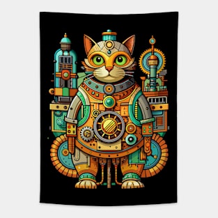 Mechanical Cat Tapestry