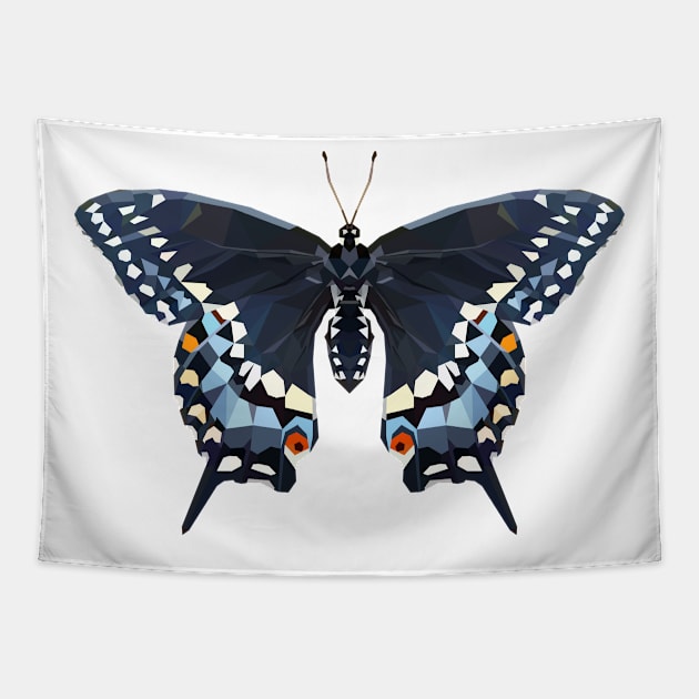 Black swallowtail Tapestry by Edwardmhz