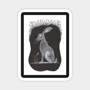 Hare's Grassy Hillock Magnet