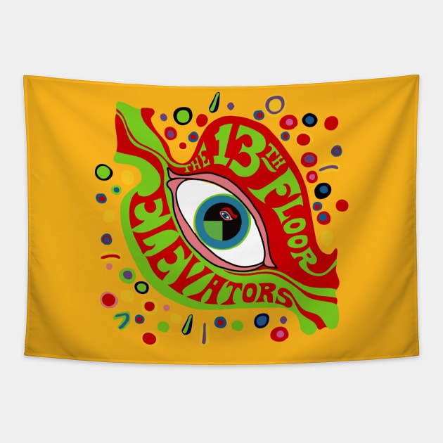 The 13th Floor Elevators - Psychedelic Rock Tapestry by EverGreene