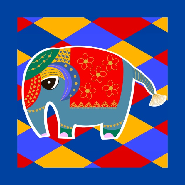 Colorful Elephant by EV Visuals