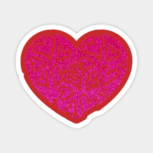 Pink Heart Magnet