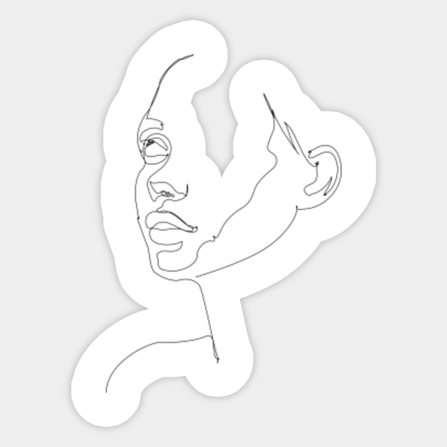 pix Elegant Women Line Art teepublic