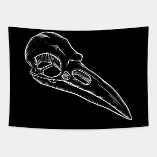 Crow skull Tapestry