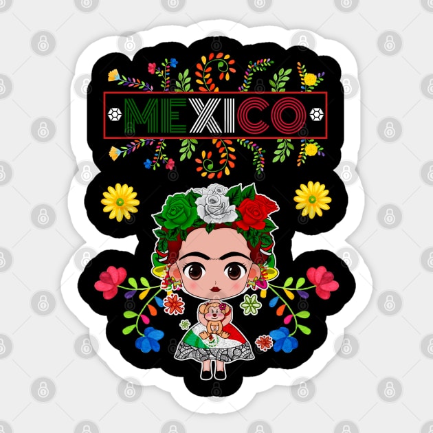 Mexico sombrero sticker - Car decoration from Mexico - Casa Frida