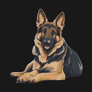 Happy German Shepherd T-Shirt