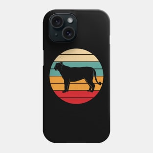 Lion Big Cat Retro Sunset Vintage African Animal Phone Case